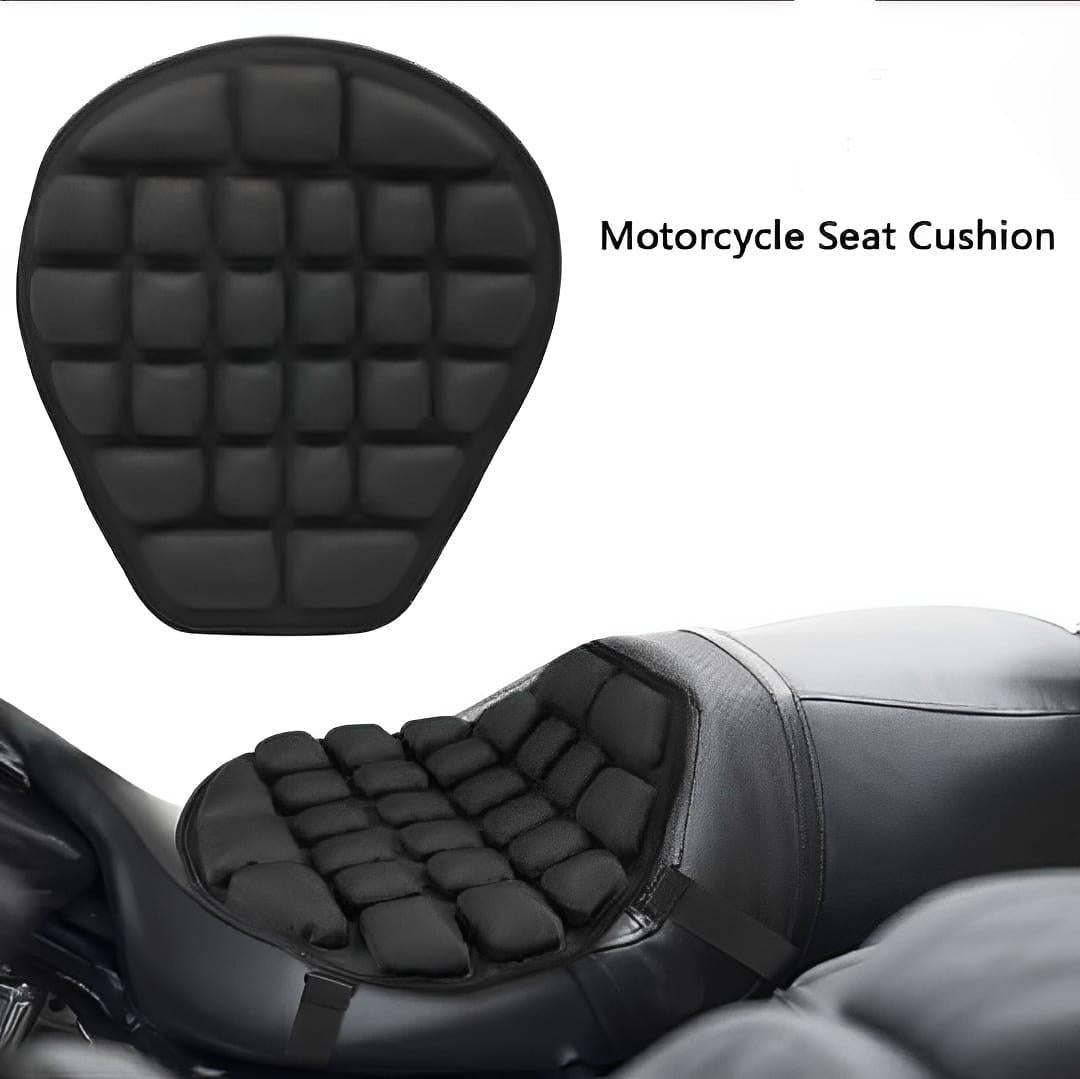 Universal Anti-Slip Motorbike Seat Cushion - 1 Pc Weather Resistant Comfort