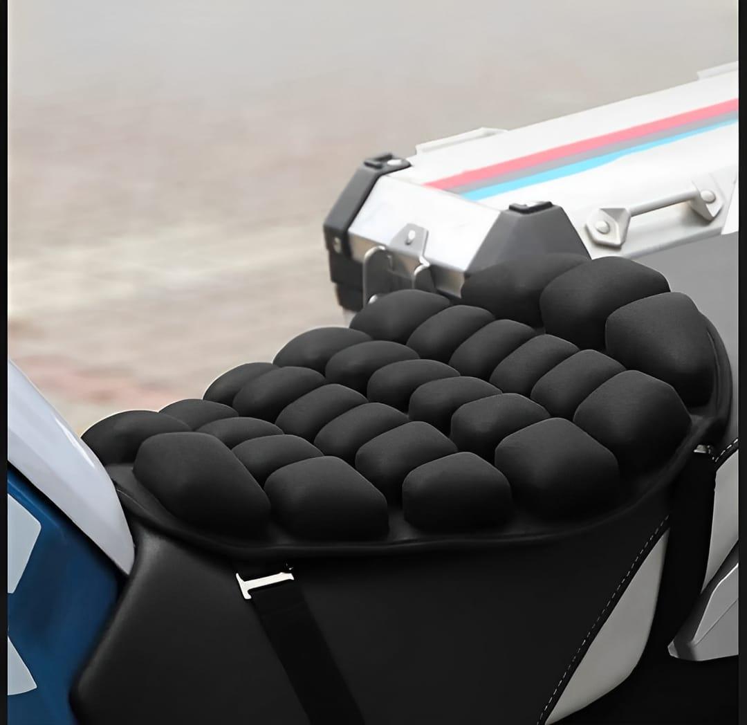 Universal Anti-Slip Motorbike Seat Cushion - 1 Pc Weather Resistant Comfort