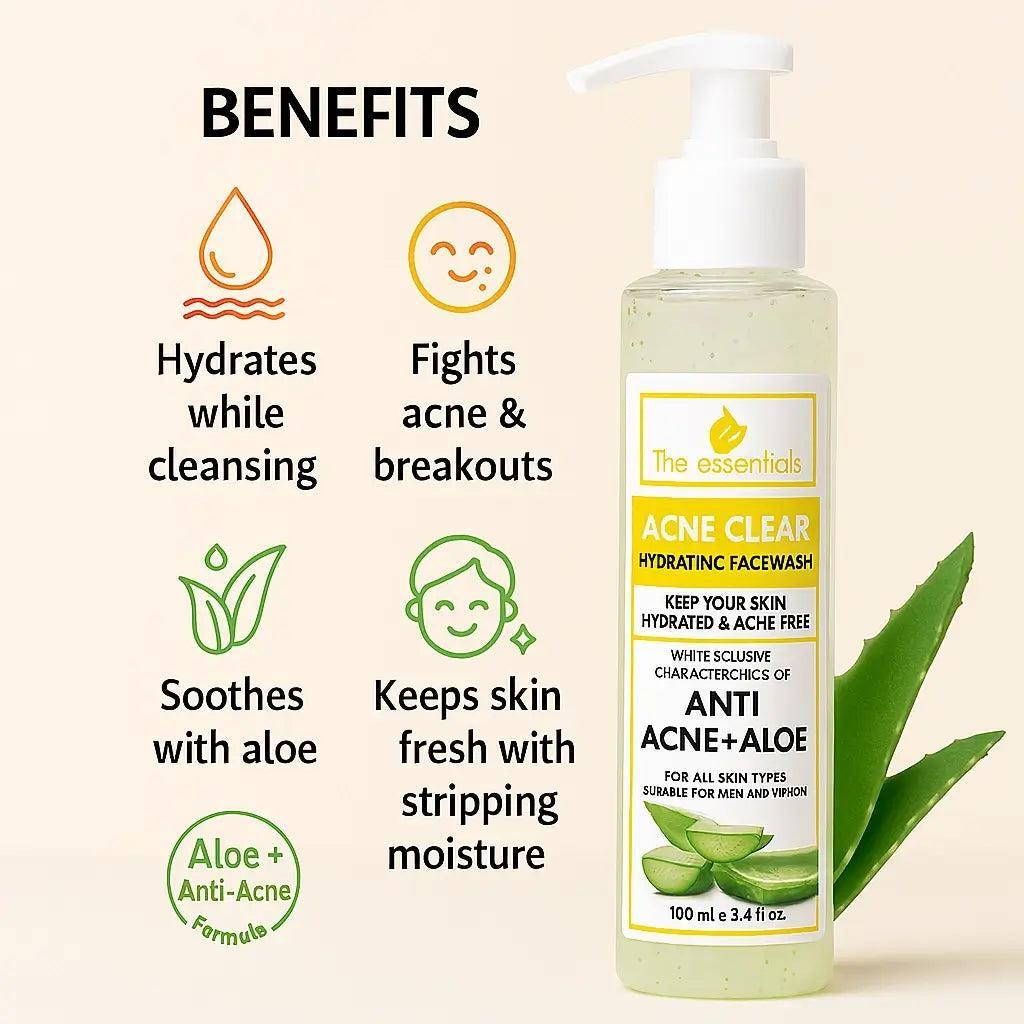 Acne Clear Hydrating Facewash