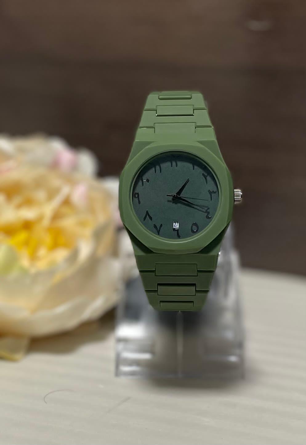 Men's r Arabic aura Watch with Chain Strap - 1 Pc