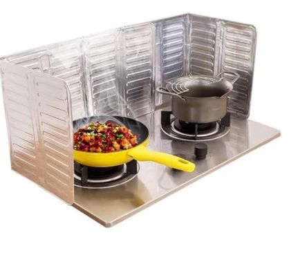 Aluminum Oil Splash Guard Nonstick Splatter Board for Kitchen Gas Stove Cooking Oil Proof Splash