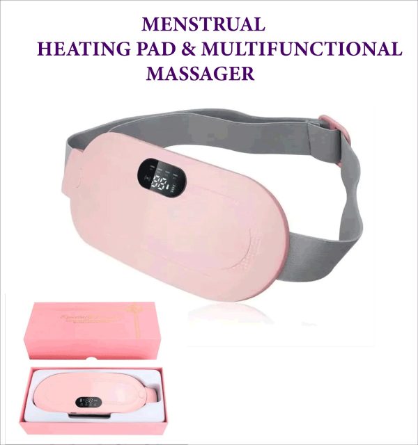 Cramp Relief Belt -Portable Menstrual Heating Pad, Heated Belly Belt For Menstrual Cramp Relief With 3 Heat Levels And 4 Modes, Electric Belt Massage For Women And Girls -