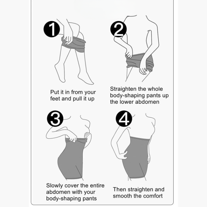 Lower Half Body Shaper Seamless High Waist Slimming Tummy Control Shapewear For Women